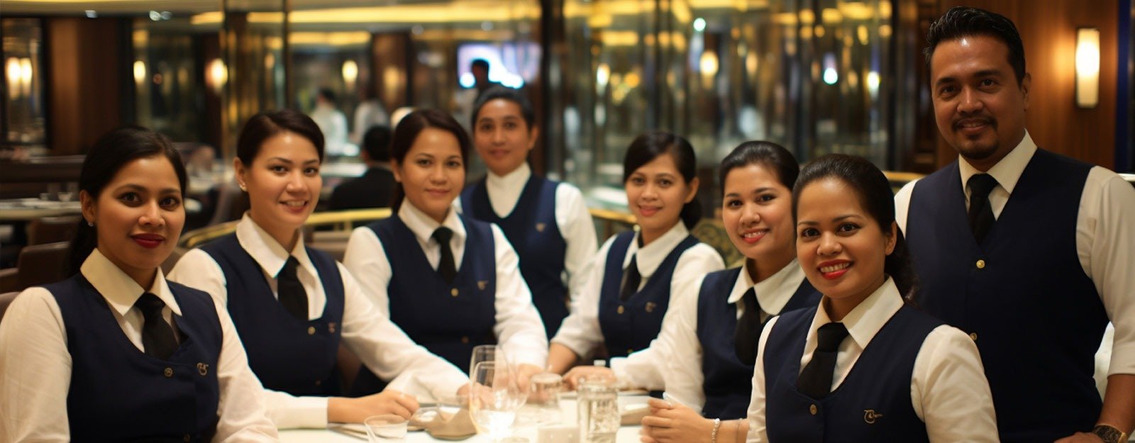 Students practicing front office and culinary skills in B.Voc Hotel Management course Thane