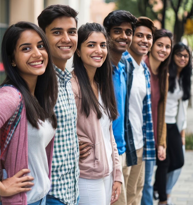 Students learning at Veritas Vocational Training Institute Thane