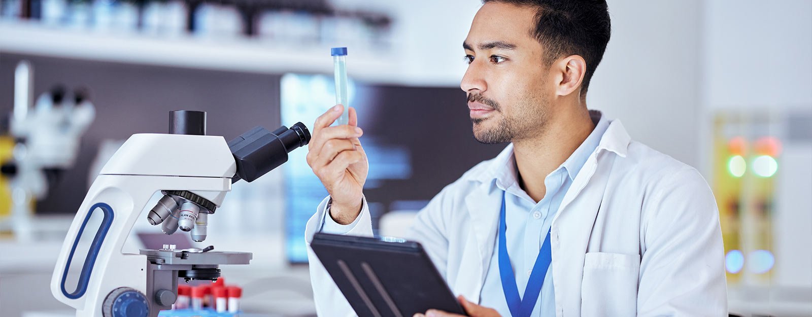 Students doing practical training for ADMLT Medical Laboratory Technology course in Thane